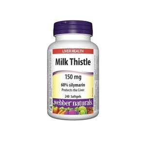 Viên uống Milk Thistle – Webber Naturals – Hỗ trợ chức năng gan (240 viên)