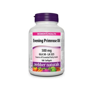 Viên uống Evening Primrose Oil – Webber Naturals – Tinh dầu hoa anh thảo EPO (180 viên)